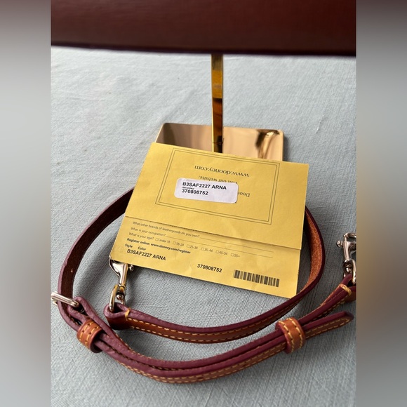 Dooney & Bourke Brinley Tote Purse Saffiano Leather with Strap - Picture 3 of 12